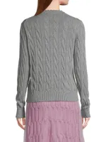Cable-Knit Cardigan