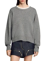 Contrast Collar Sweater