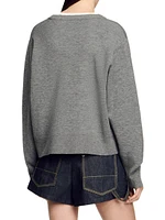 Contrast Collar Sweater