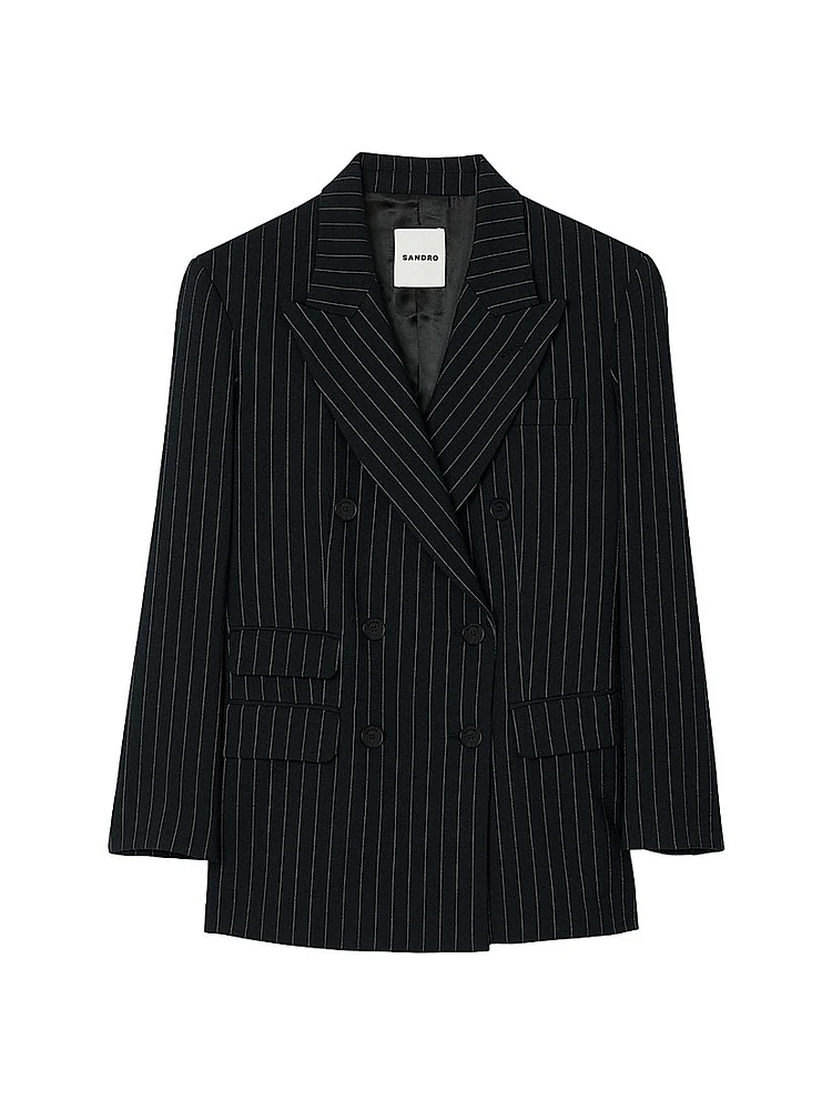 Striped Suit Jacket