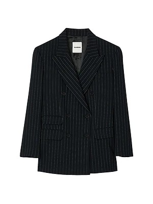 Striped Suit Jacket