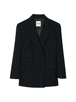 Striped Suit Jacket