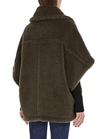 Manto Alpaca-Blend Asymmetric-Zip Jacket