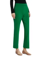 Fuoco Wool-Blend Straight-Leg Pants