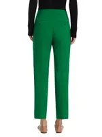 Fuoco Wool-Blend Straight-Leg Pants