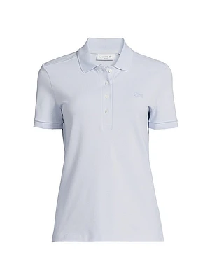 Embroidered Logo Pique Polo