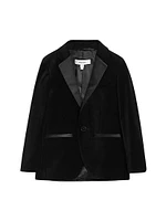 Little Boy's & Ace Velvet Tuxedo Jacket