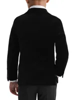 Little Boy's & Ace Velvet Tuxedo Jacket