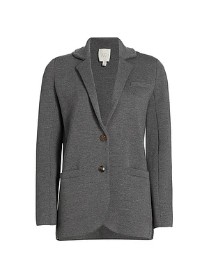 Boyfriend Wool-Blend Blazer