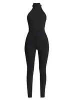 Mock Turtleneck Legging Jumpsuit