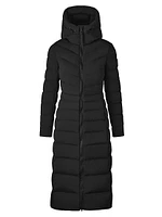 Clair Quilted Nylon Long Coat