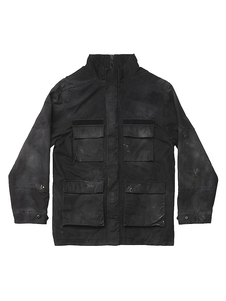 Balenciaga Double Front Military Parka