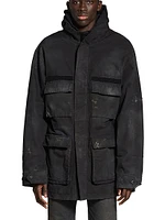Balenciaga Double Front Military Parka