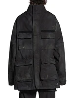 Balenciaga Double Front Military Parka