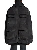 Balenciaga Double Front Military Parka