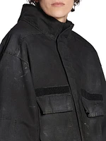 Balenciaga Double Front Military Parka