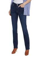 Kimmie High-Rise Stretch Straight-Leg Jeans