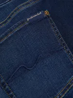 Kimmie High-Rise Stretch Straight-Leg Jeans