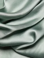 Mirai Silk Cowlneck Minidress