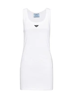 Ribbed Knit Jersey Dress