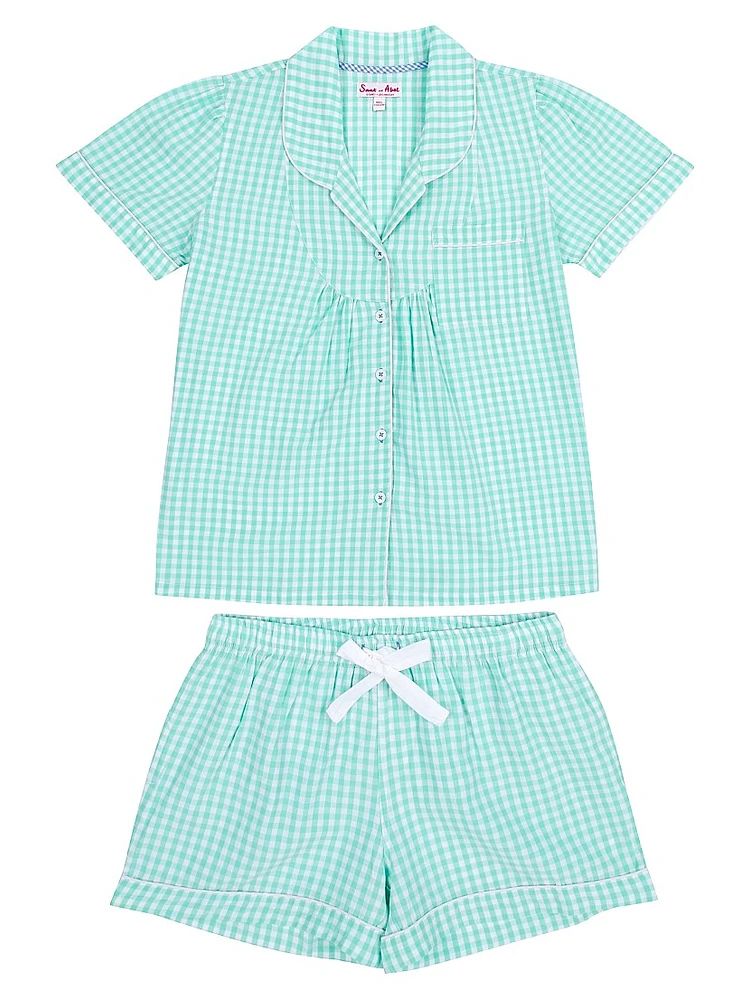 Hepburn Gingham Short Pajama Set
