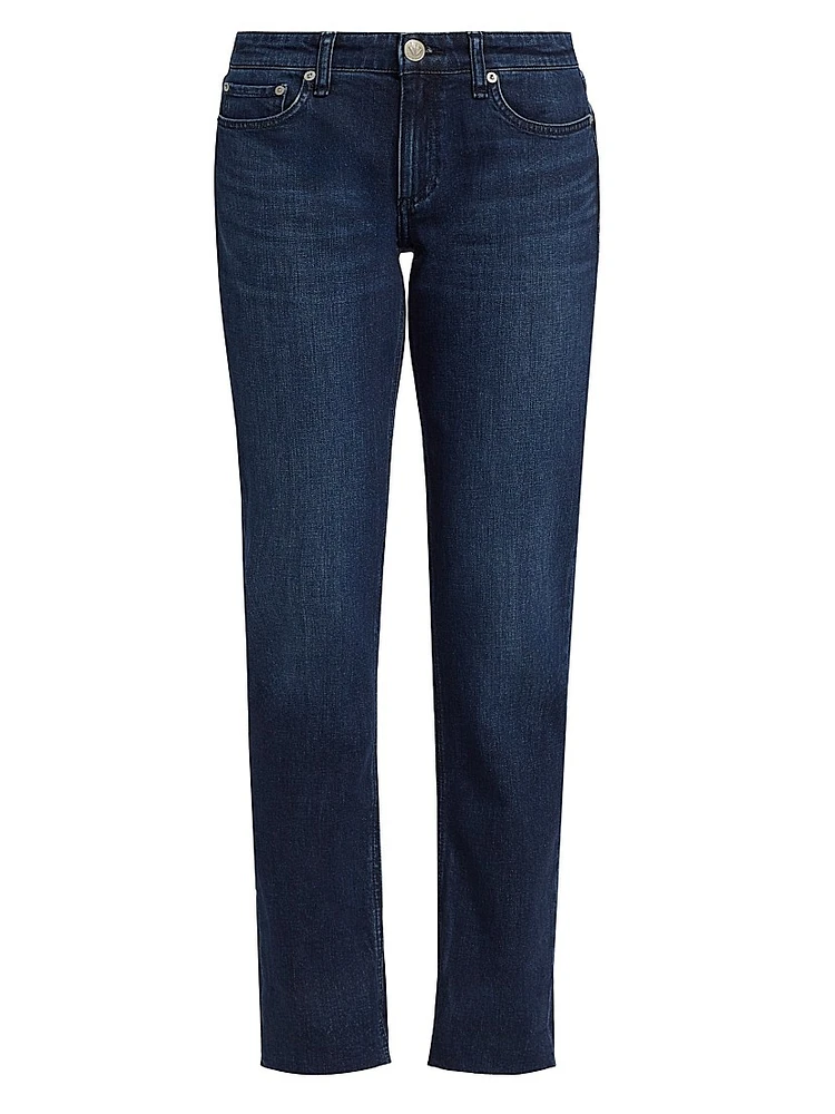 Dre Low-Rise Slim Boyfriend Jeans