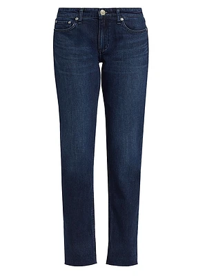 Dre Low-Rise Slim Boyfriend Jeans