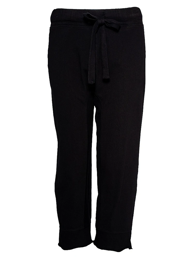 Crop Raw Easy Fit Joggers