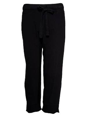 Crop Raw Easy Fit Joggers
