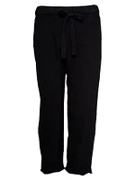 Crop Raw Easy Fit Joggers