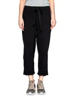 Crop Raw Easy Fit Joggers