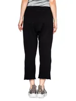 Crop Raw Easy Fit Joggers