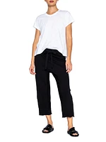 Crop Raw Easy Fit Joggers