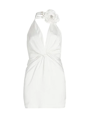 Evie Floral Halterneck Minidress