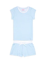 Jersey Short Sleeve Pajama Set