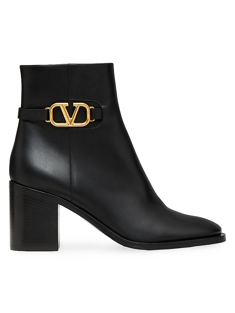 Vlogo Signature Calfskin Ankle Boots