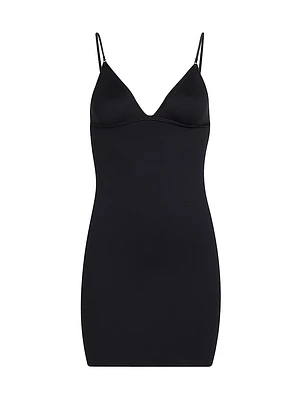 Le Stretch V-Neck Minidress