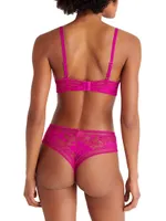 Royal Lace Wireless Triangle Bralette