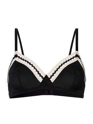 Slalom Jersey Wireless Triangle Bralette