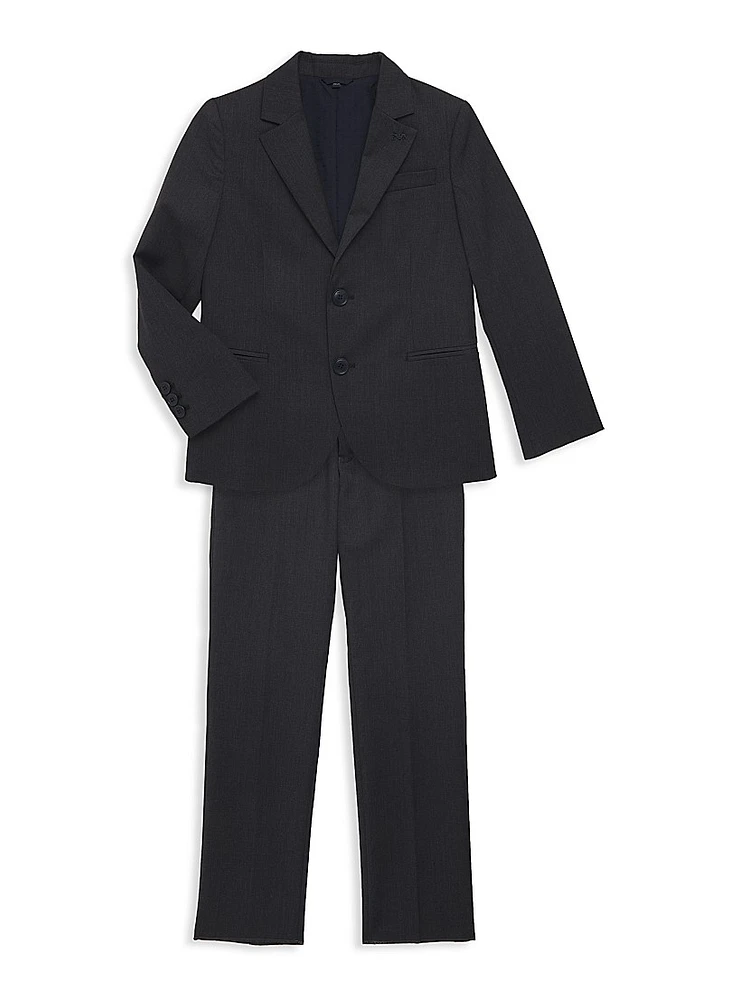 Little Boy's & Boy's Wool Suit