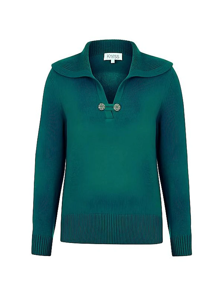 Ivy Wool-Blend Sweater