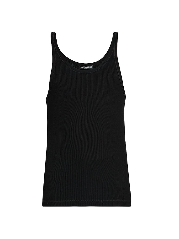 Costina Cotton Ribbed Tank