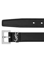 Cassandre Belt In Smooth Leather