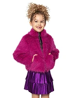 Girl's Faux Fur Jacket
