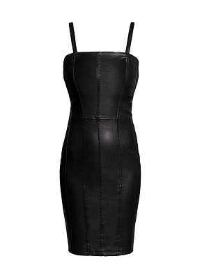 Revenge Stretch Leather Dress
