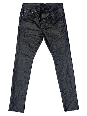 Patent Film Cargo Low-Rise Pants