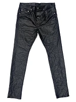 Patent Film Cargo Low-Rise Pants