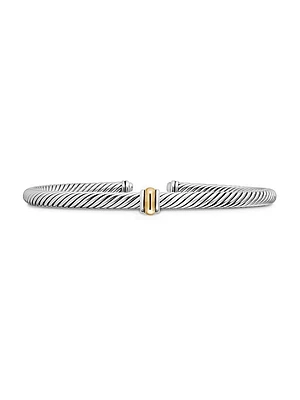 Cable Classics Center Station Bracelet Sterling Silver