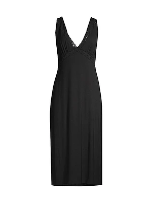 Feathers Essentials Slip Midi-Dress