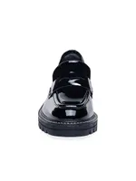 Chandler Soft Patent Lug Sole Loafers